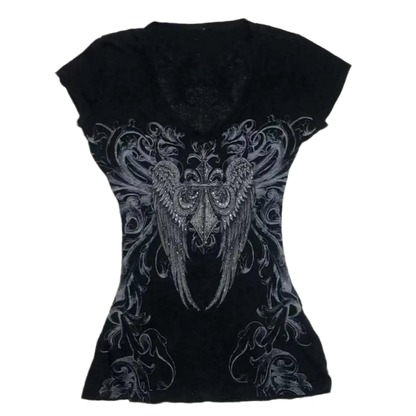 SKULL WING SLIM TEE®