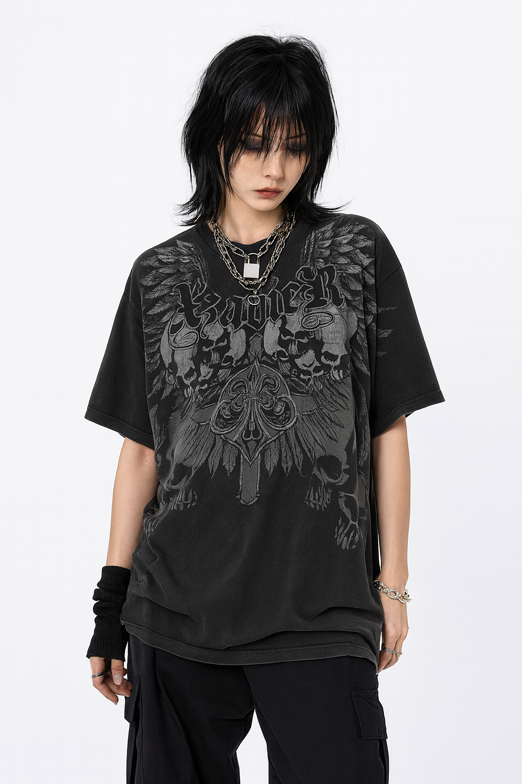AXR SKULL WING TEE®