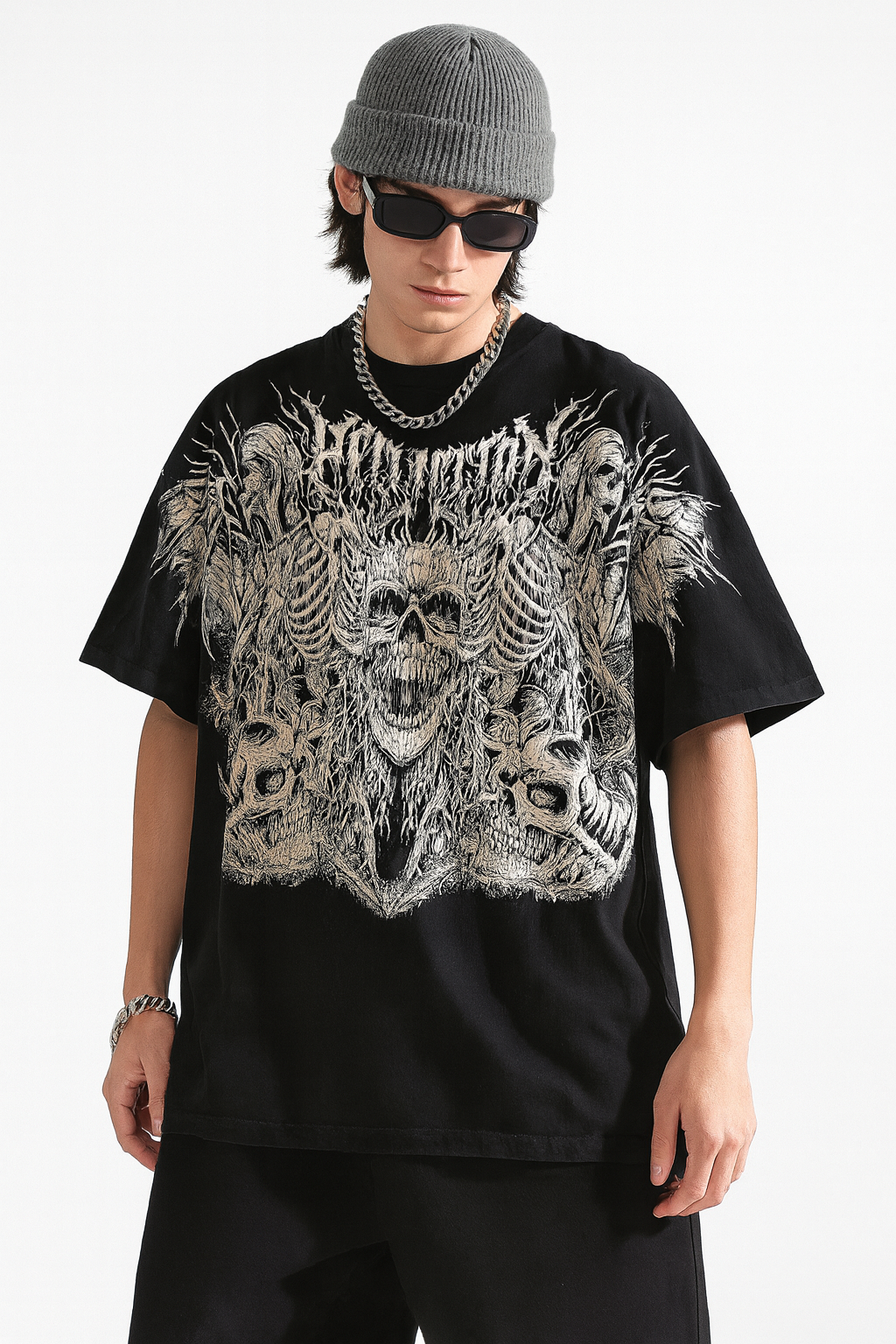AFFLICTION SKULL THUNDER TEE®