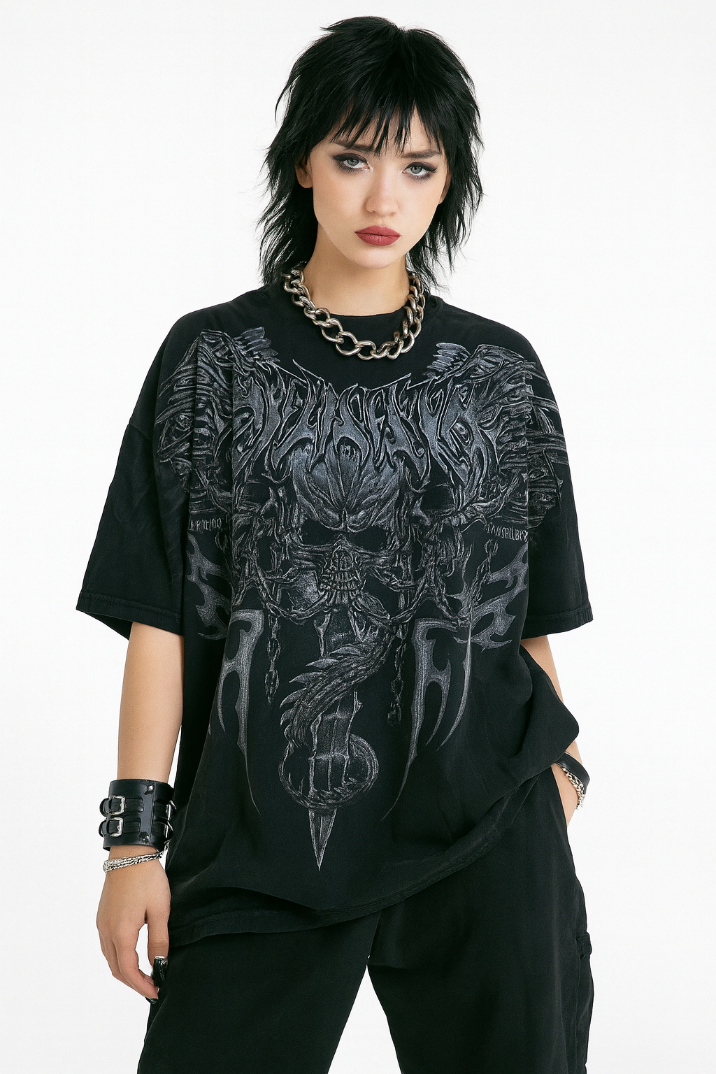 AFFLICTION SKULL CHAIN TEE®