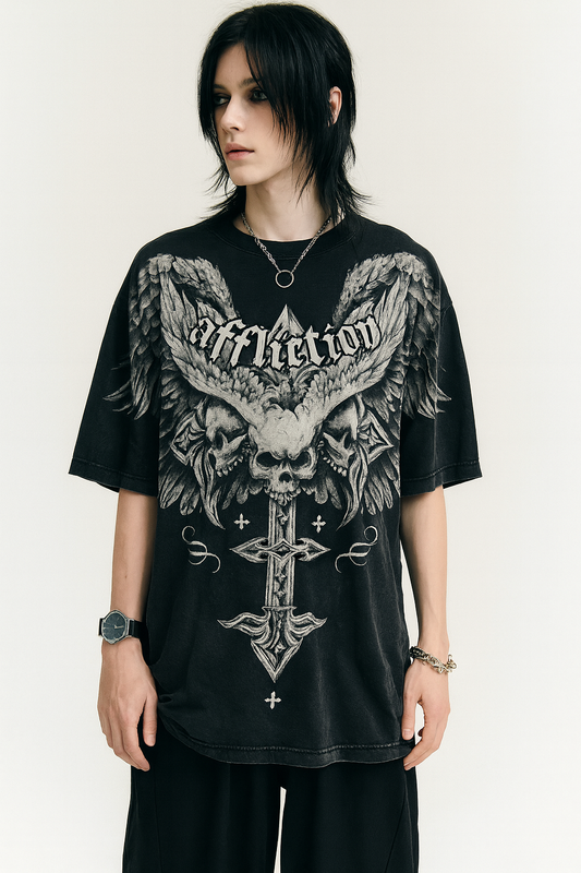 AFFLICTION WING SKULL TEE®