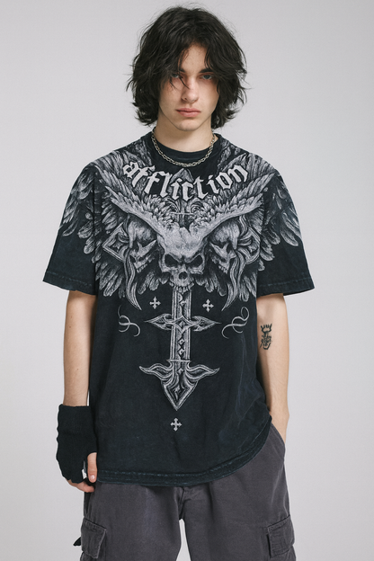 AFFLICTION WING SKULL TEE®