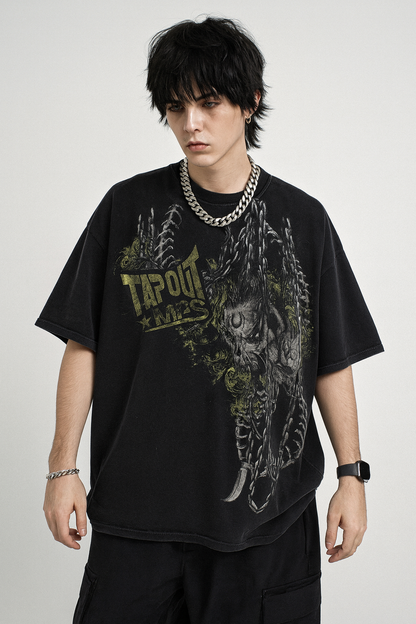 TAPOUT CHAINED SKULL TEE®