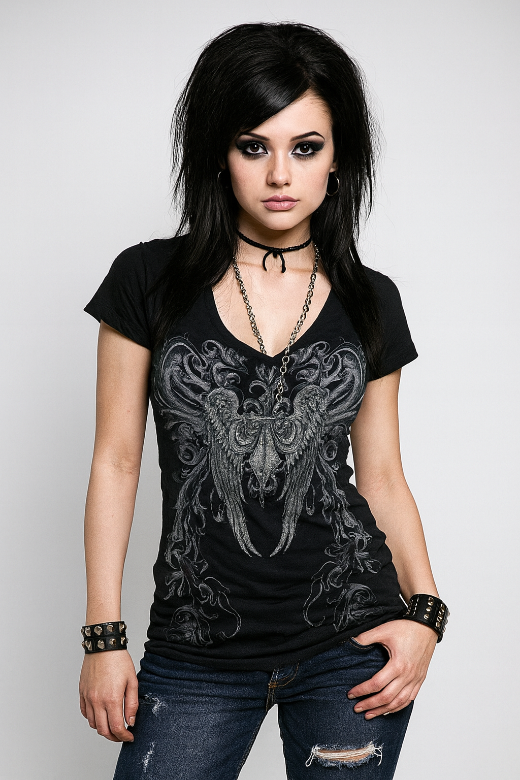 SKULL WING SLIM TEE®