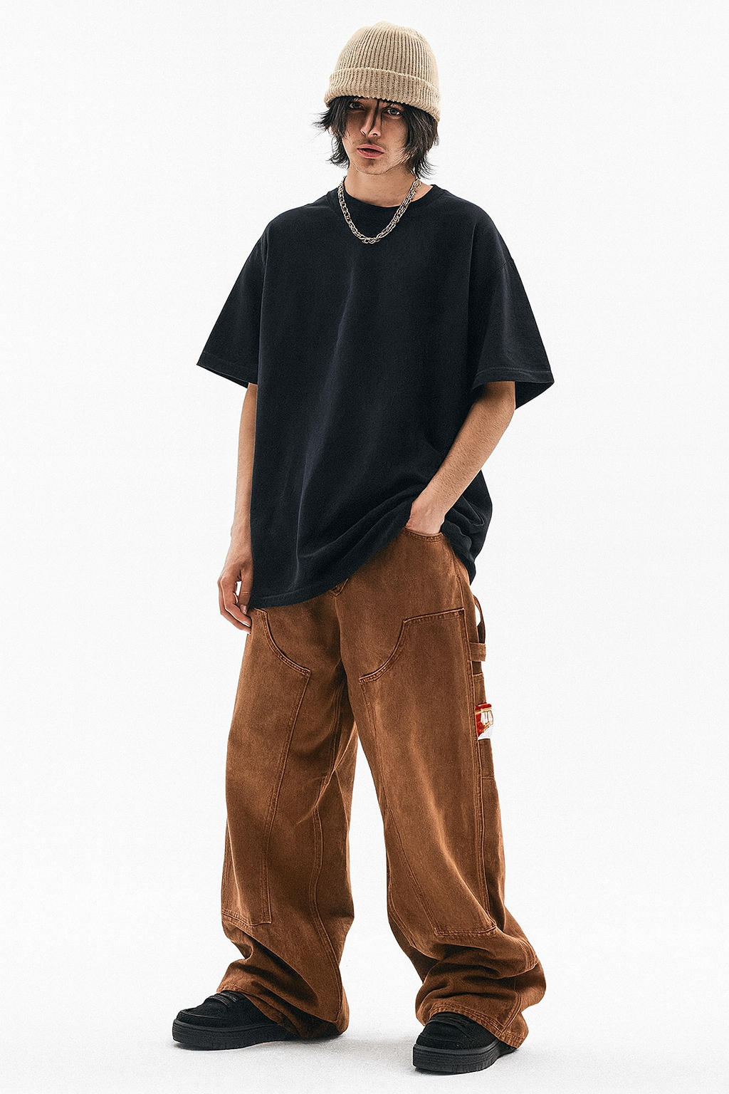 WASHED BROWN JEANS®