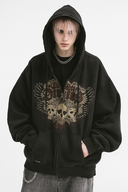 TRIPLE SKULL ZIP-UP®