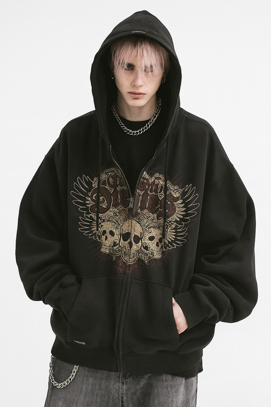 TRIPLE SKULL ZIP-UP®