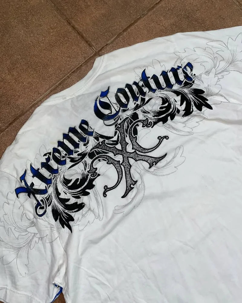 XTREME COUTURE SKULL FLOWER TEE®